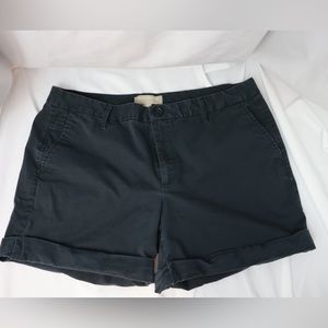 Navy chino shorts